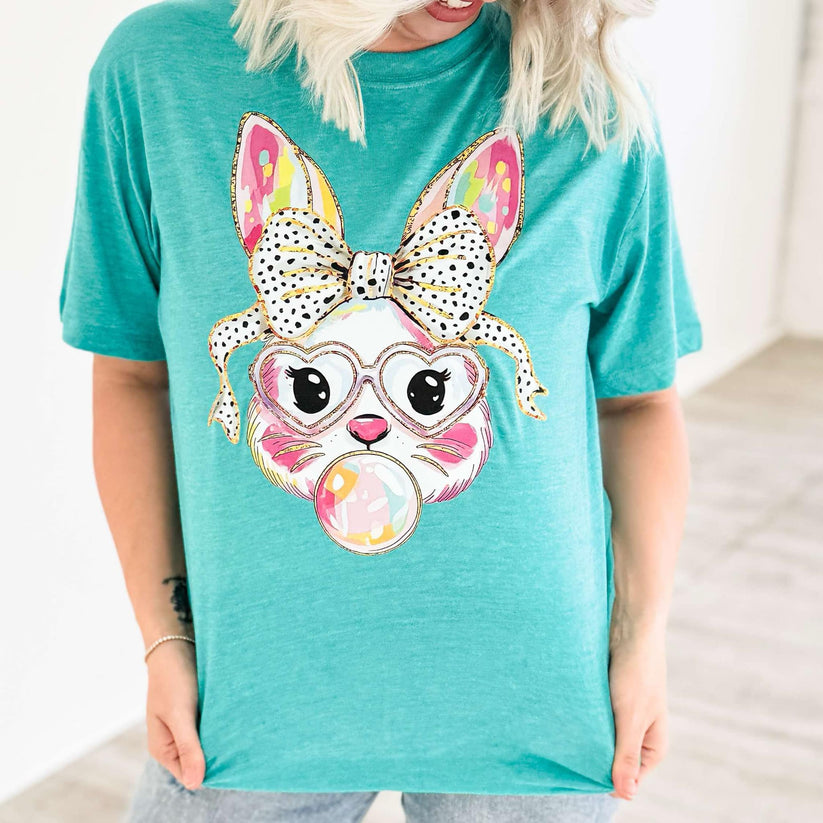 Bunny Bubble Graphic Tee - Made to Order