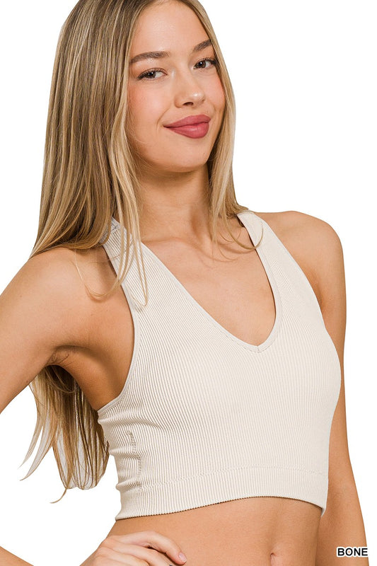 Ribbed Racerback Brami