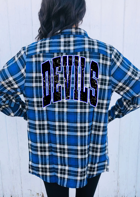 Brookville School Flannel - Choose your Design - Made to Order