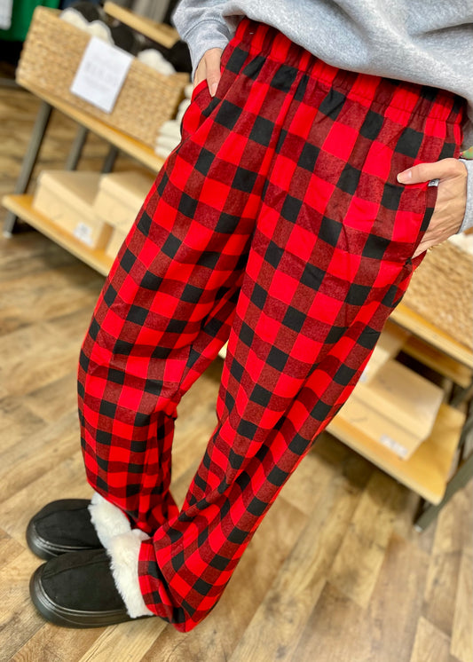 Youth - Plaid Buttery Soft Print Pajama Pants