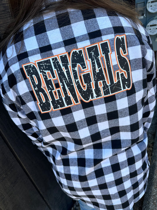 PREORDER -  BENGALS FLANNEL