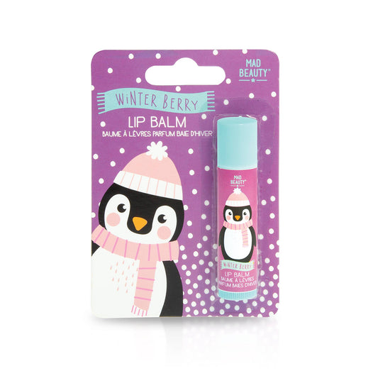 Mad Beauty I Love Christmas Carded Lip Balm Penguin