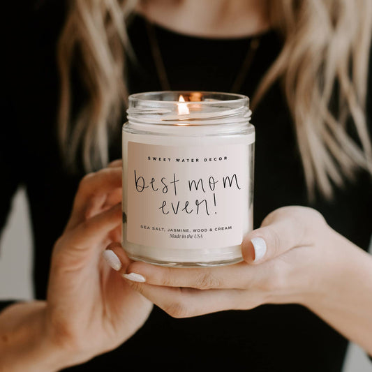 Best Mom Ever! 9 oz Soy Candle - Home Decor & Gifts