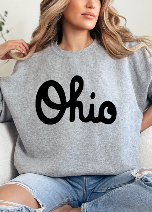 OHIO SCRIPT GRAPHIC PULLOVER