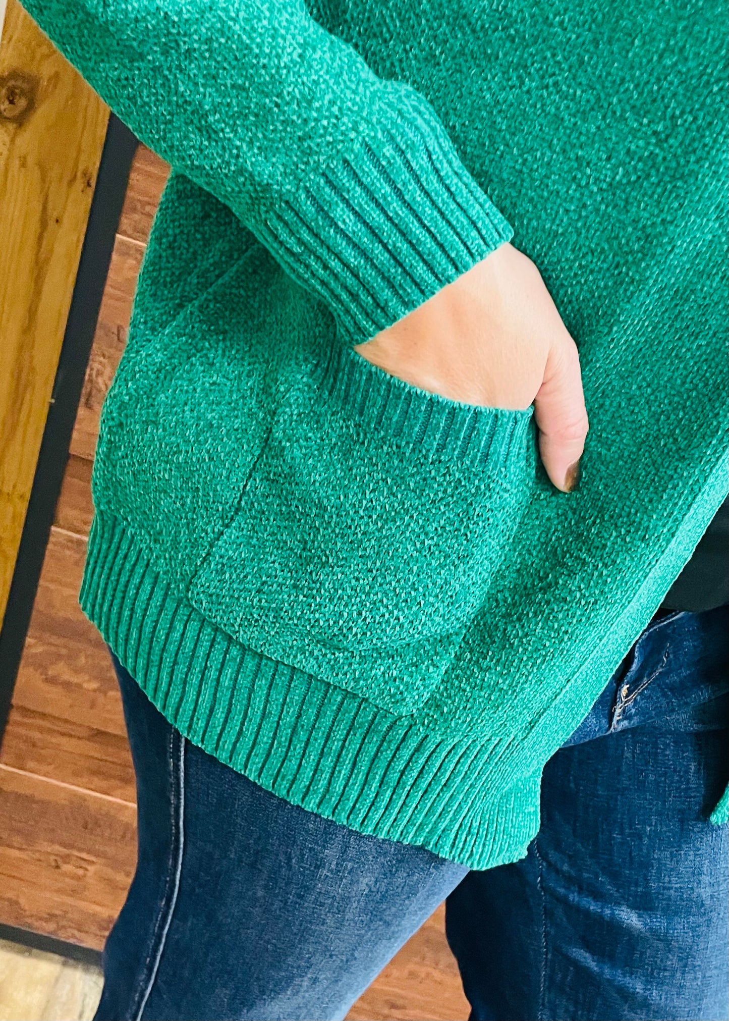 Kelly Green ButterSoft Open Front Cardigan