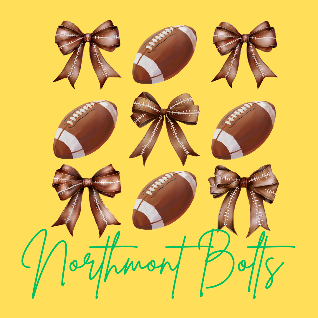 Football Bows - Made to Order