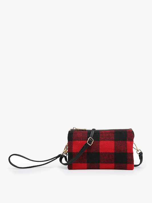 Riley Plaid Red/Black-M013-PLD