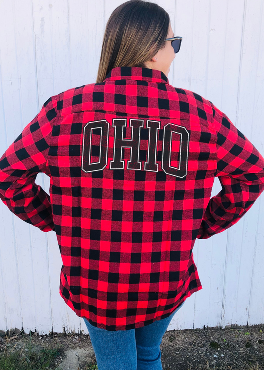 Red Ohio Flannel - Made to Order