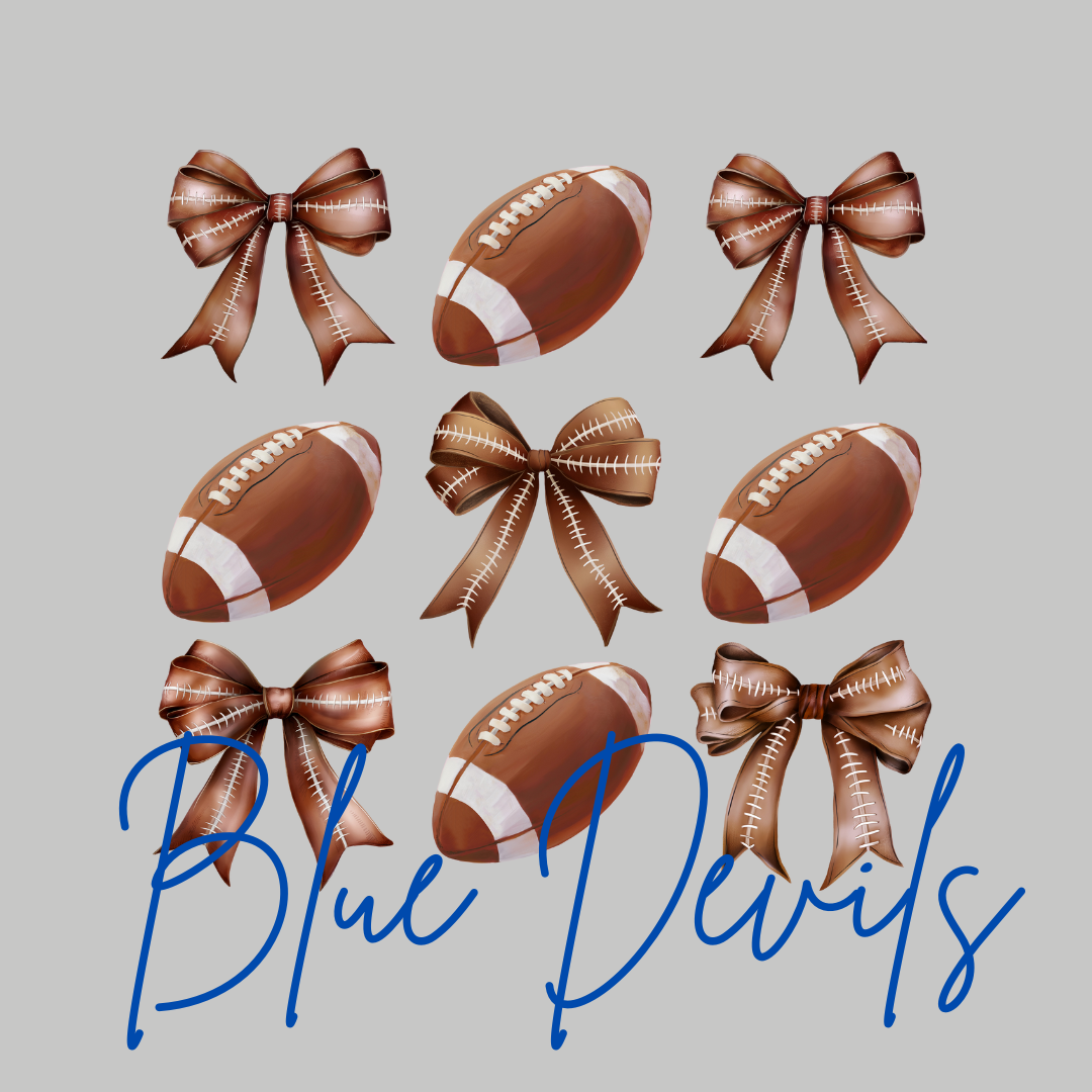 Football Bows - Made to Order