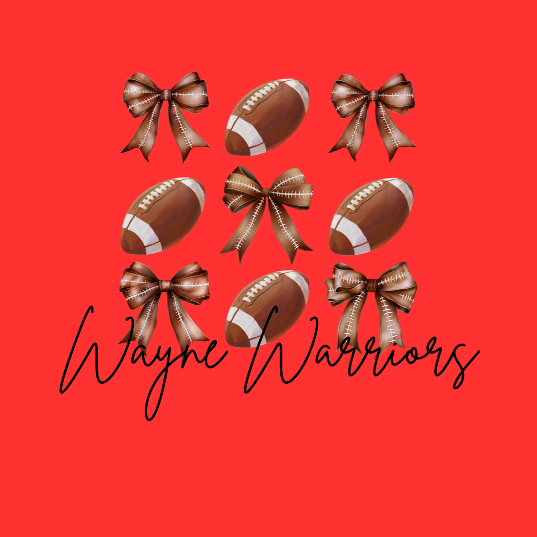 Football Bows - Made to Order