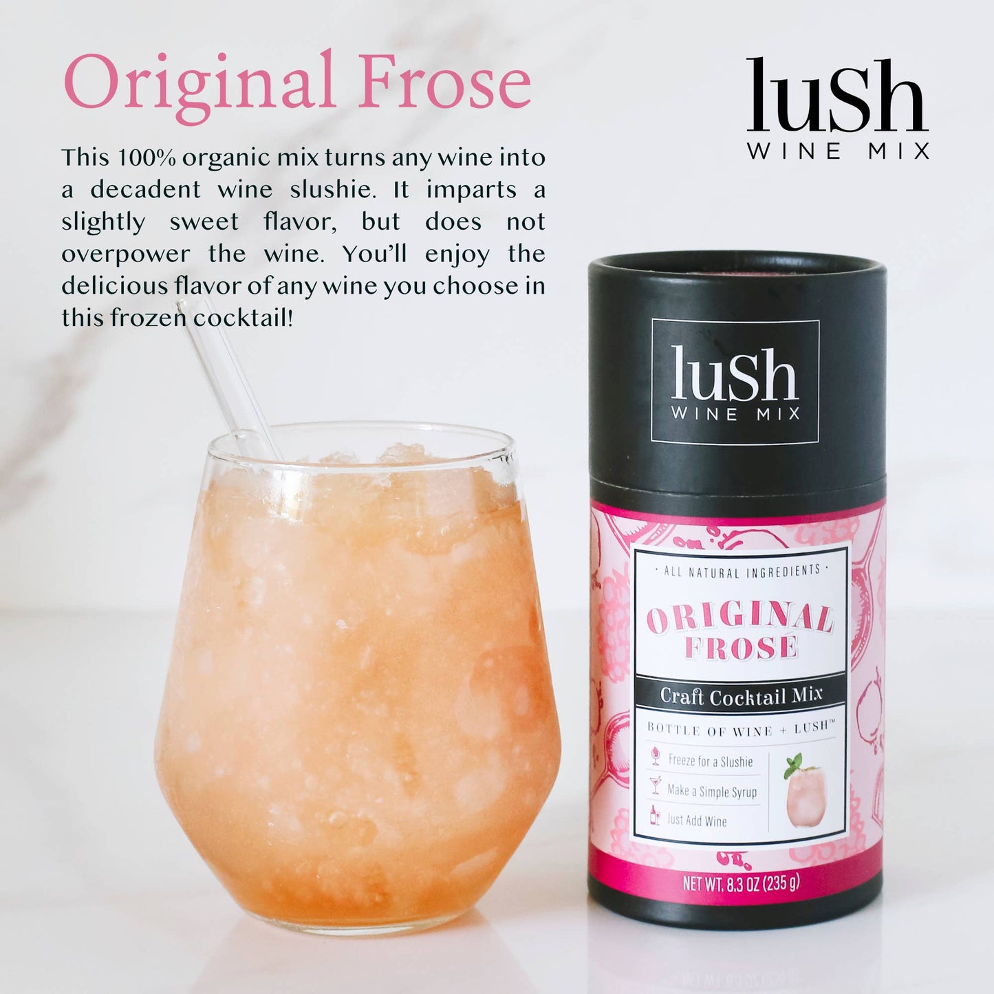 Original Frose Singles- 8+ Organic Cocktails & Mocktails