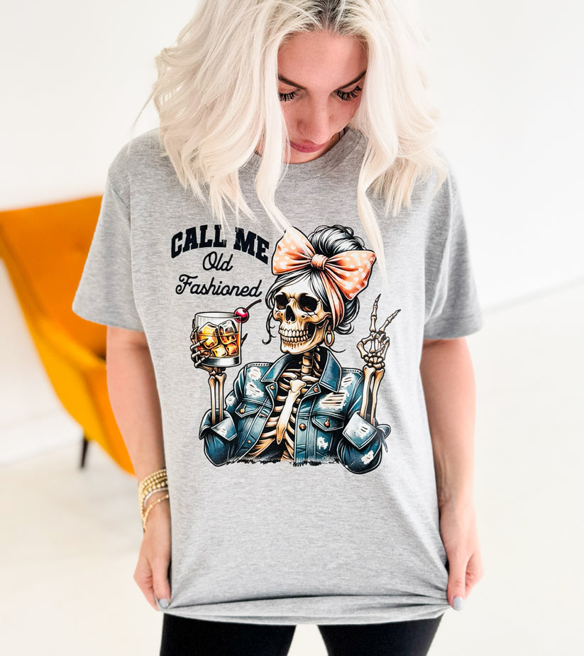 Call Me Old Fashioned Graphic Tee  - Made to Order