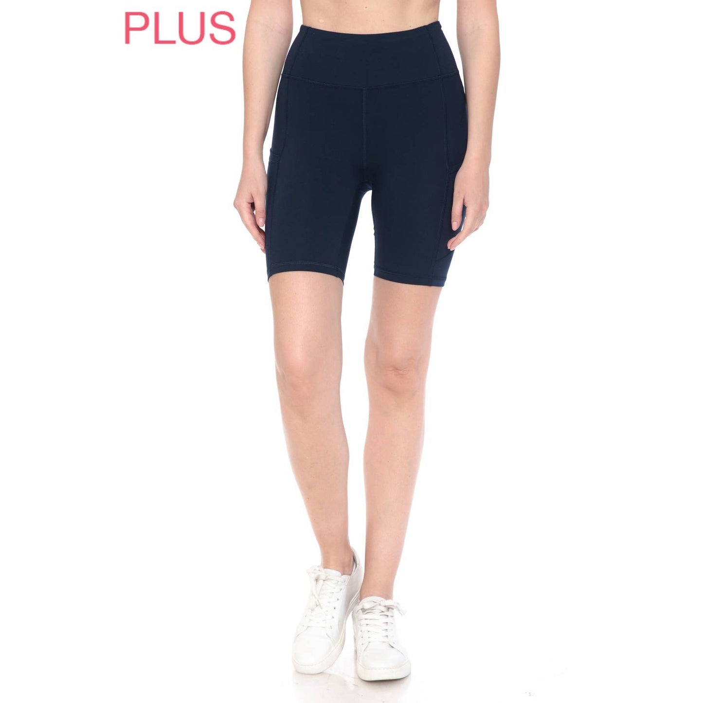 Plus Size Premium Activewear Shorts (8" Inseam)