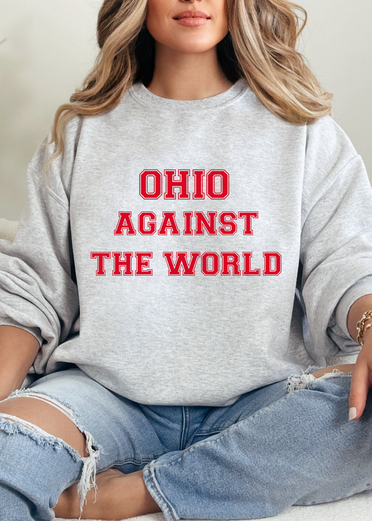 OHIO AGAINST GRAPHIC PULLOVER