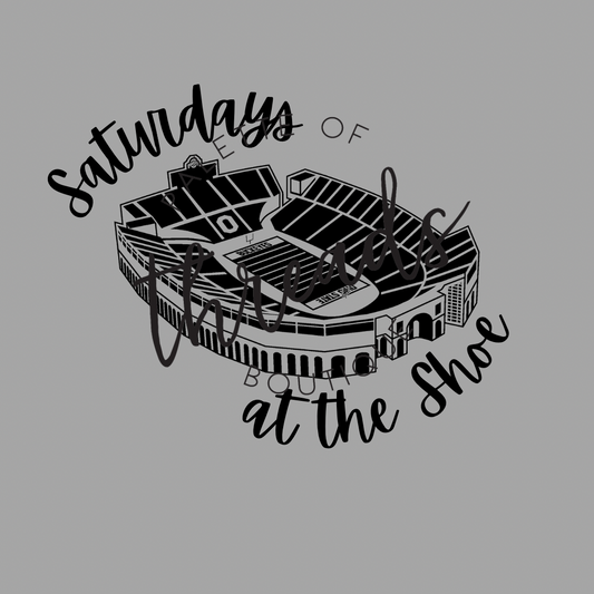 MADE TO ORDER - SATURDAYS AT THE SHOE GRAPHIC TEE