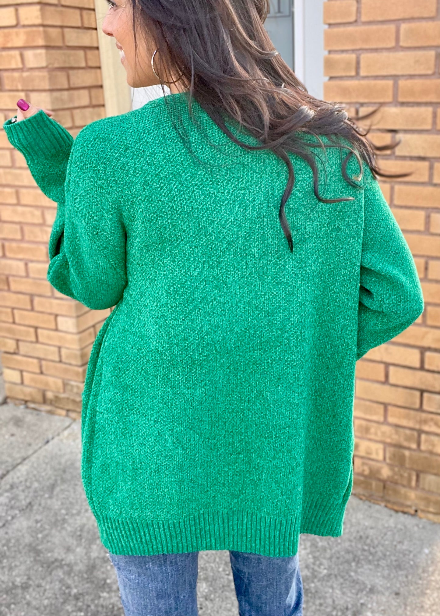 Kelly Green ButterSoft Open Front Cardigan