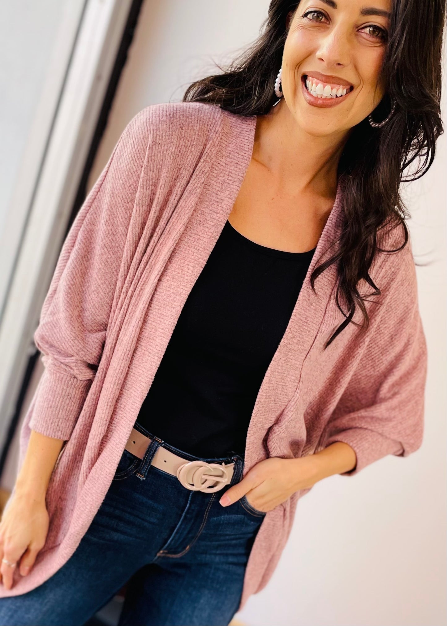 Rose Dolman Cardigan