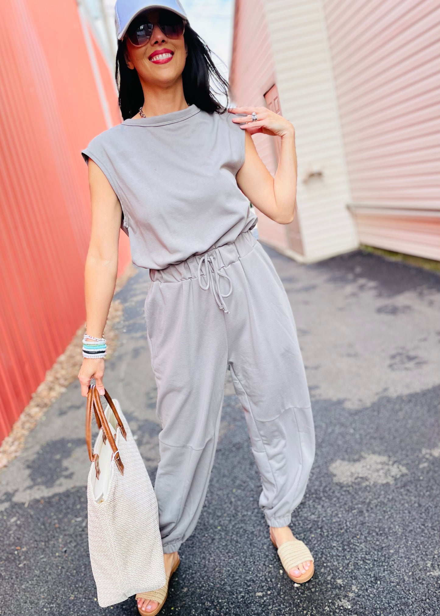 Cut Out Back Jumpsuit