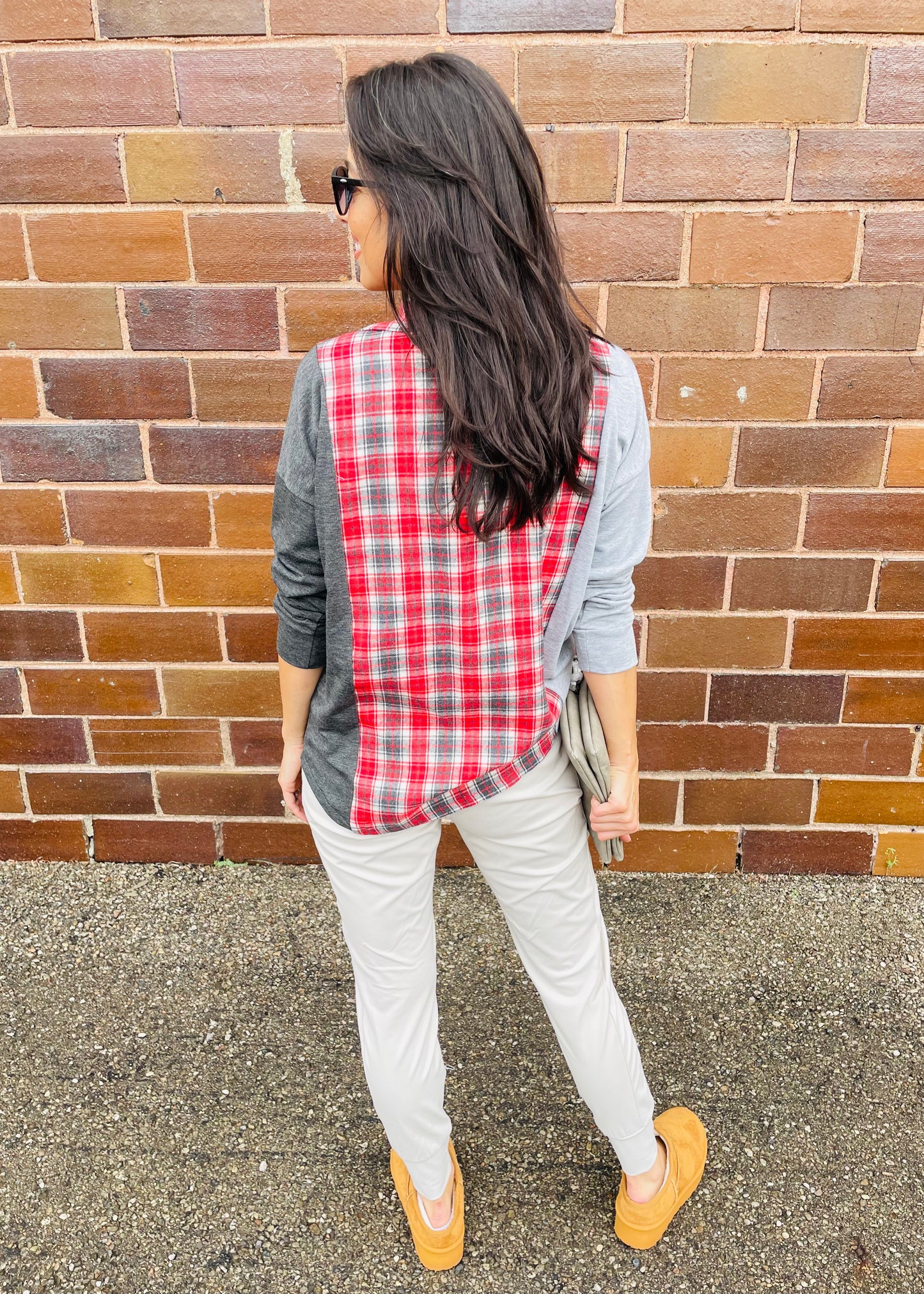 Plaid Color Block Shacket