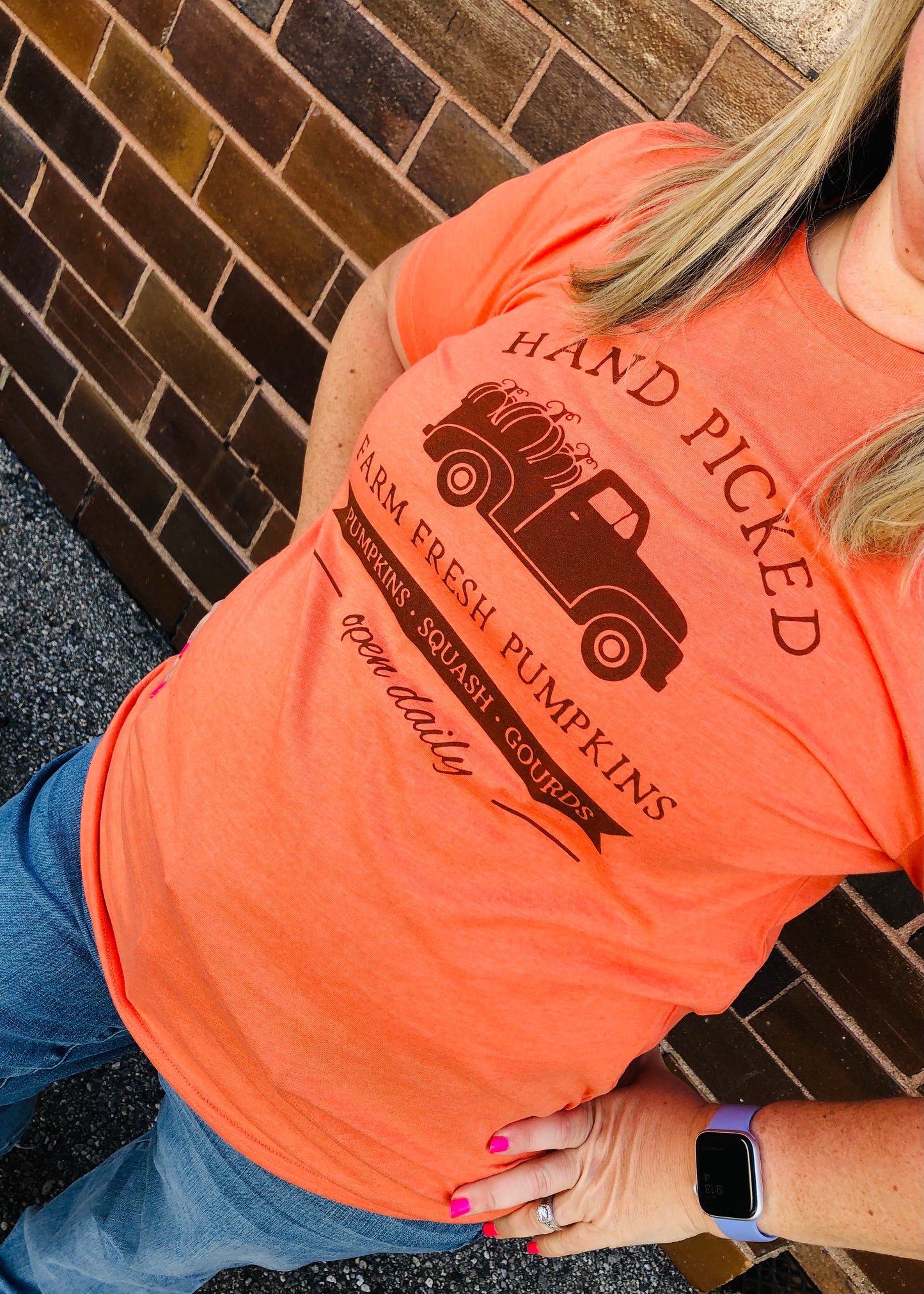 Hand Picked Farm Fresh Pumpkins Tee