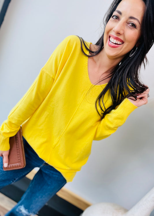 CITRUS - V-NECK SWEATER