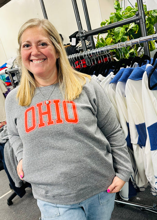 OHIO GREY - SOLID FLEECE OVERSIZED SWEATSHIRT PREORDER