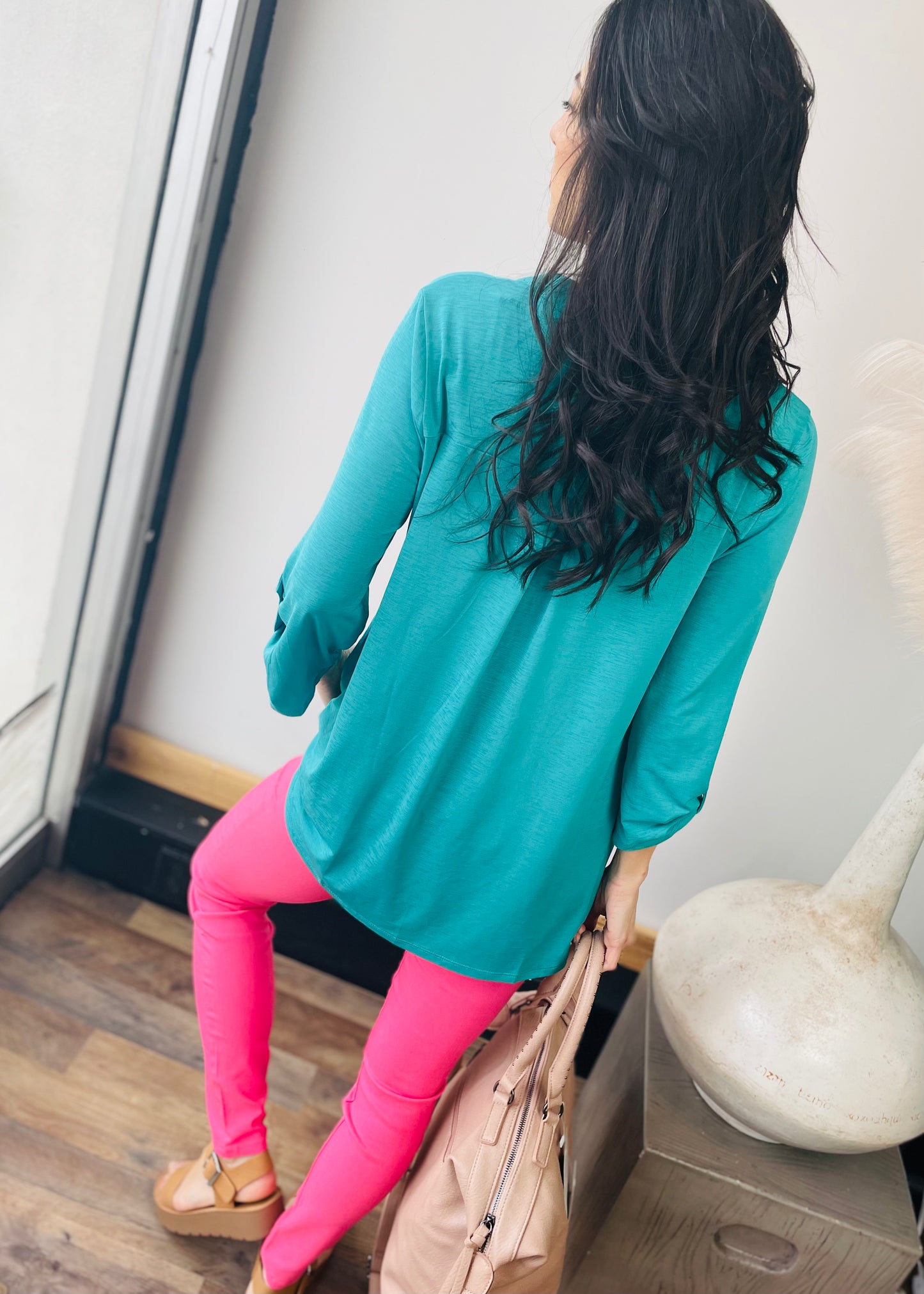 Emerald 3/4 Sleeve Top