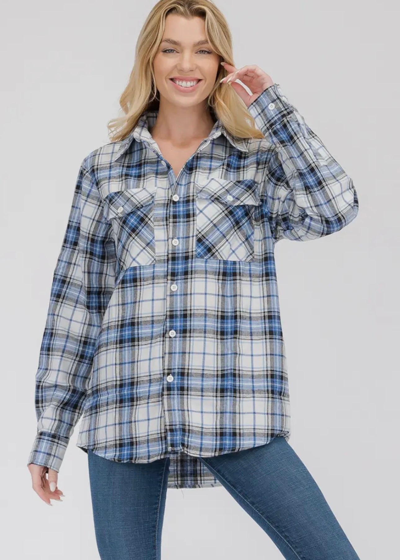 Light Blue School Flannel - Made to Order