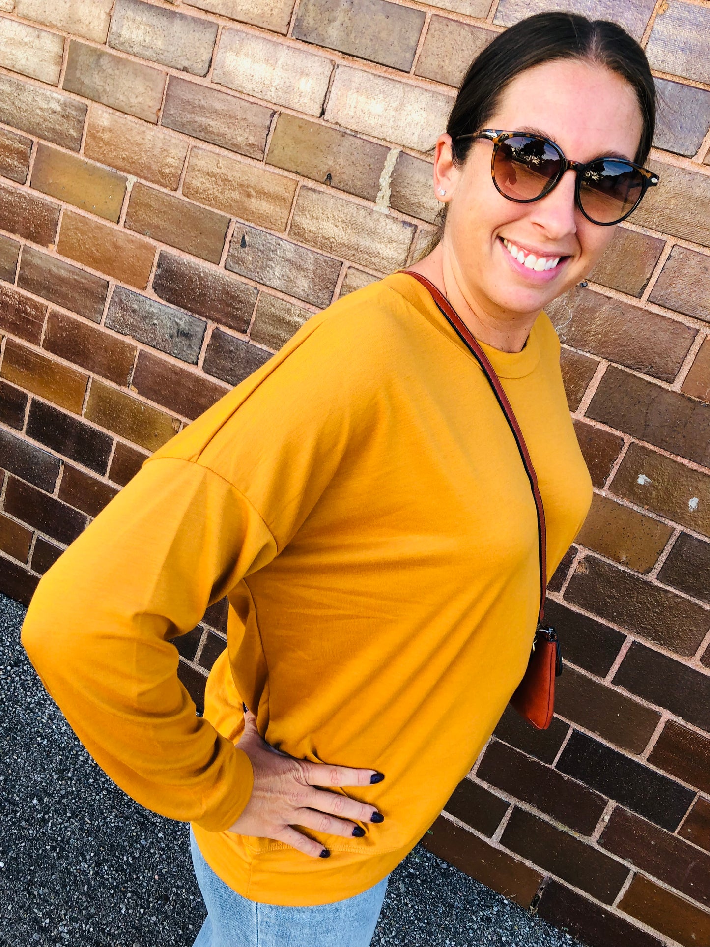 Mustard Oversized Pullover