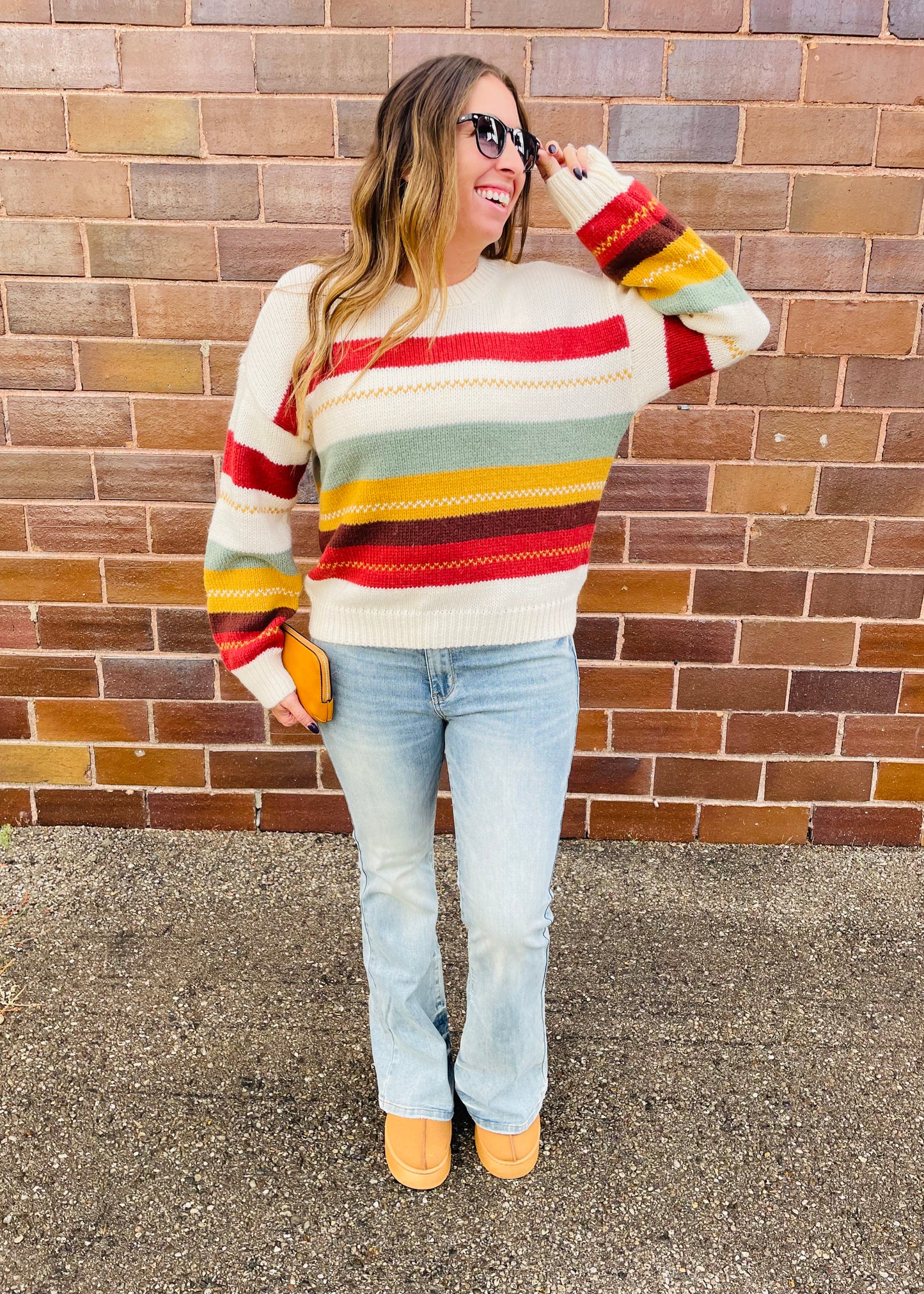 Colorful Striped Sweater