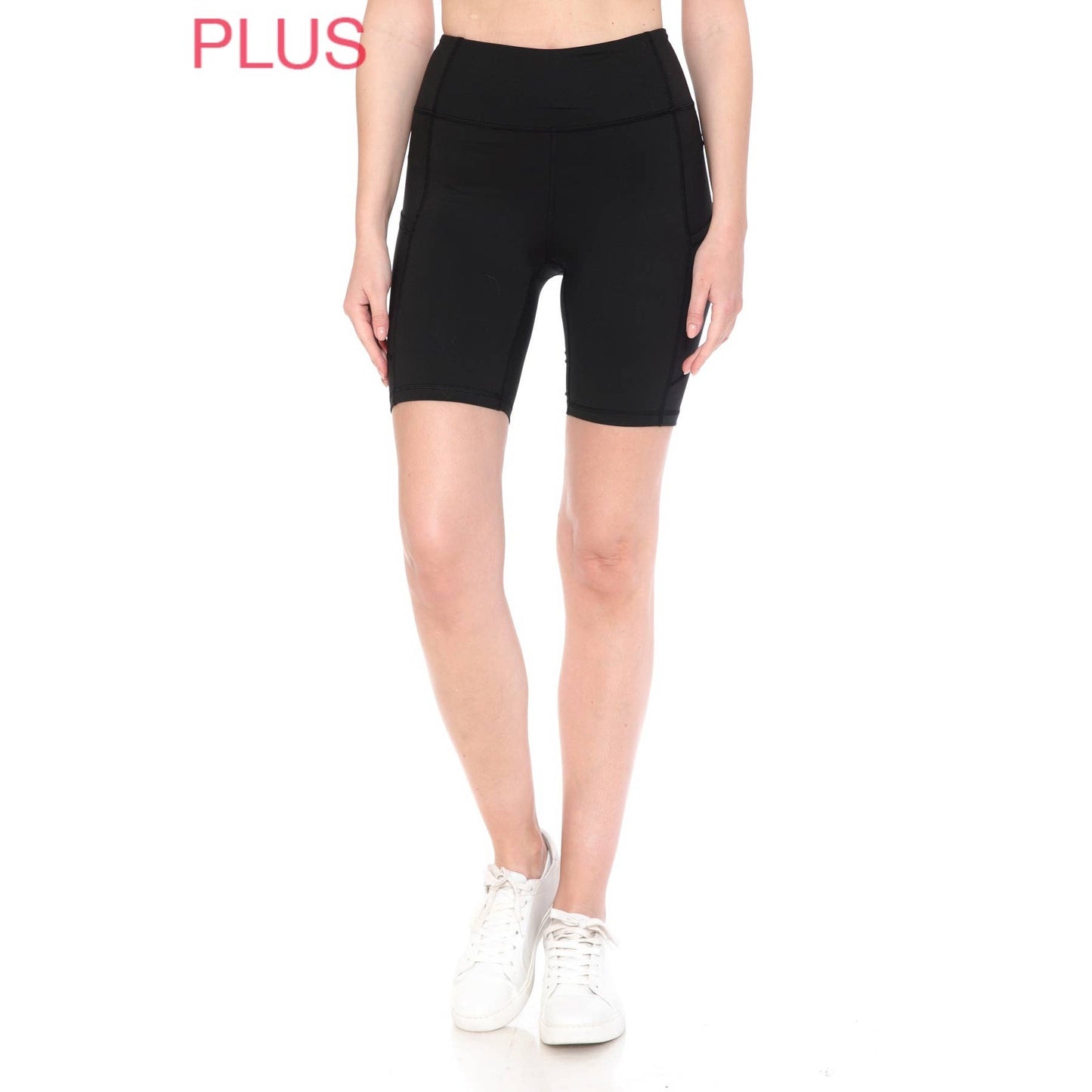 Plus Size Premium Activewear Shorts (8" Inseam)