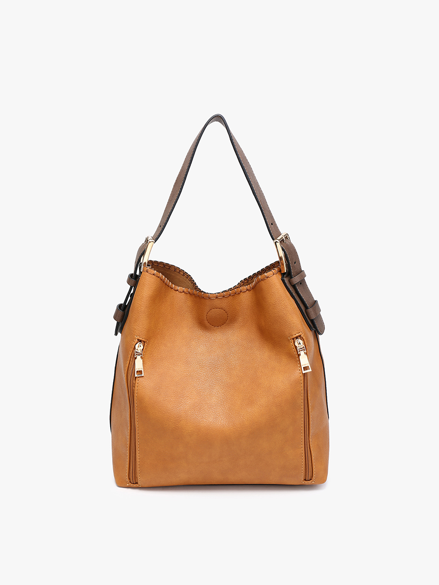 Brown Alexa 2-in-1 Hobo Bag:M1816A