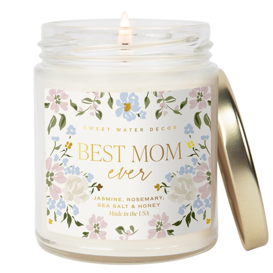 Best Mom Ever 9 oz Soy Candle - Mother's Day Gifts