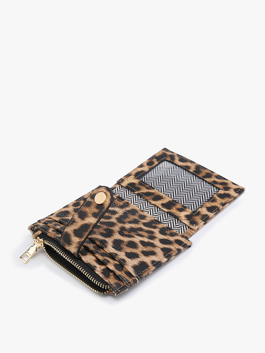 WL1904 Sam Mini Snap Wallet/Card Holder: Black